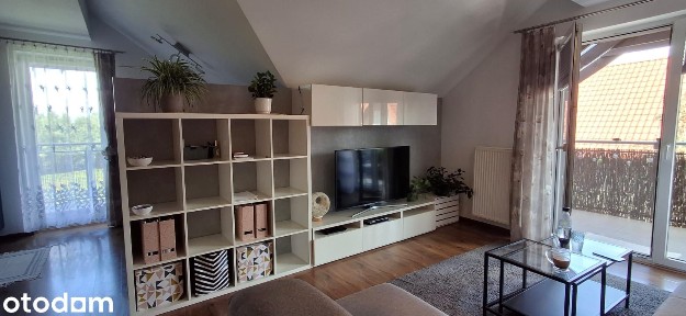 47m2, 2-pokojowe na poddaszu, 2 balkony, garaż, Kraków Opatkowice