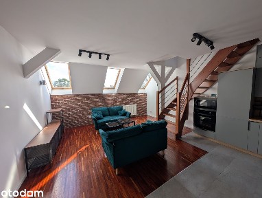 Klimatyczny, dwupoziomowy loft, wysoki standard, z klimatyzacją