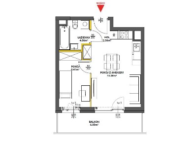 Kameralna przestrzeń | 2 pokoje - 32 m² | Jasne wnętrze | 0% PCC