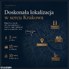95 m2 komfortu nad Wisłą - prestiżowa lokalizacja w sercu Krakowa