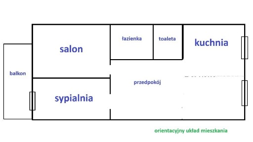 Osiedle Jagiełły, Julianów, mieszkanie z balkonem na I piętrze