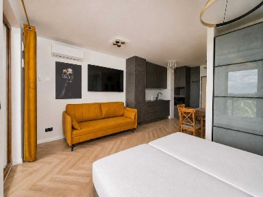 Apartament premium 29 m² | ostatnie piętro | Tor Służewiec | balkon | klima