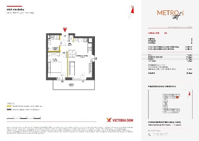 2-pokojowe mieszkanie 32m2 + balkon