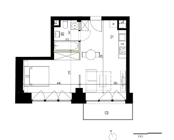 Loft-3 m wys./Dwa Pokoje/Balkon/Centrum Miasta/
