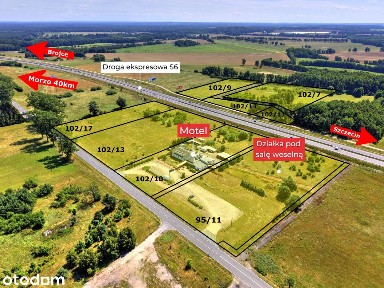 Lokal na sprzedaż 950 m² z parkingiem, 8 ha gruntów nad morzem