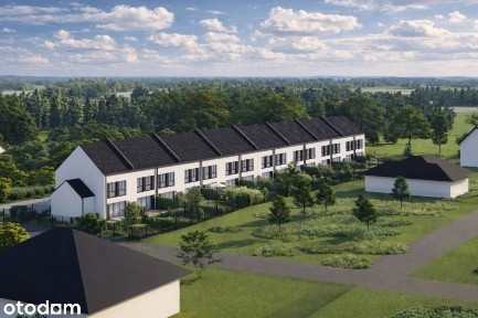 Skrajny szereg z lokalem usługowym | Działka 519 m2 | Brzeg Dolny