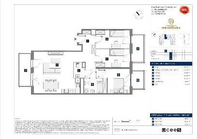 4-pokojowe mieszkanie 85m2 + 3 balkony