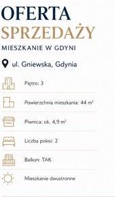 Mieszkanie - Gdynia Chylonia