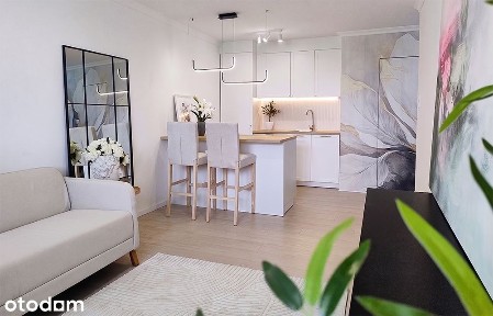 Funkcjonalnie zaprojektowane nowoczesne 2 pokoje 38m2 po remoncie
