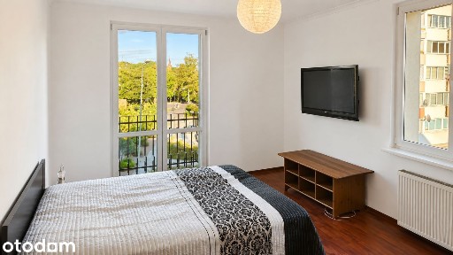 Jasne i funkcjonalne mieszkanie 2-pokojowe o pow. 54,83 m² w centrum.