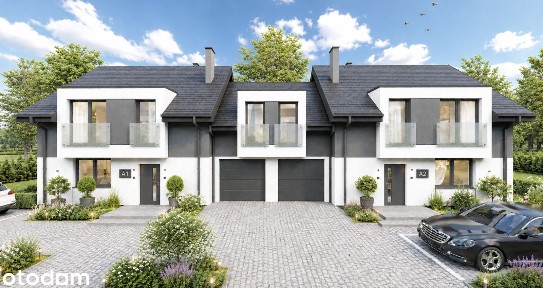 Nowoczesny bliźniak 138,11 m² z garażem | wysoki standard | bez PCC