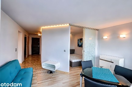 Os. Tysiąclecia, 38m2, salon z sypialnią i garderobą