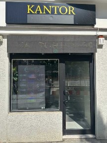 Gotowy kantor wymiany walut - Warszawa, al. Jana Pawła II 38