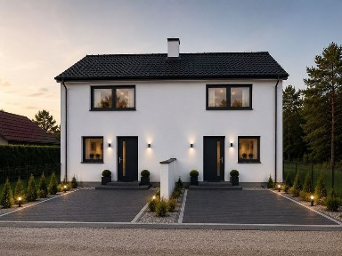 Nowy Dom - bliźniak, Krągi - niedaleko Szczecinka