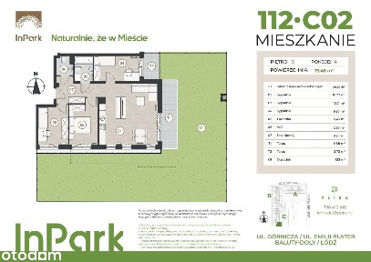 InPark | mieszkanie 4-pok. | 112