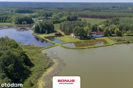 Pięknie położony Gościniec ze stawami rybnymi!