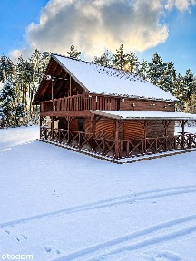Wyjątkowa nieruchomość przy lesie | 0,56 ha | drewniany obiekt 92 m²