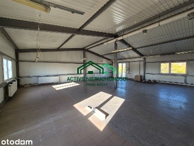 Hala produkcyjna, magazyn, biuro, Rybitwy, 700m2