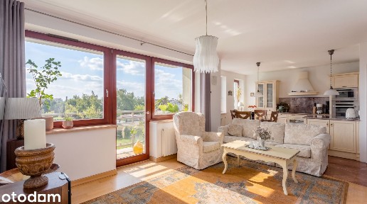 Wyjątkowy apartament 6pok, 130 m2, wyposażenie, 2 miejsca post, zieleń