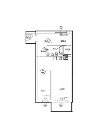 Nowoczesne mieszkanie - 65m2, B3 3.06