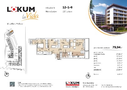 4-pokojowe mieszkanie 79m2 + balkon Bezpośrednio