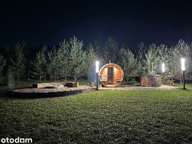 WYJĄTKOWA POSIADŁOŚĆ 176m², 5198m² DZIAŁKI, LAS, SAUNA, PV 10kW, P.C.
