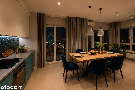 Wyjątkowy apartament premium na 13. piętrze River Tower | 70 m²