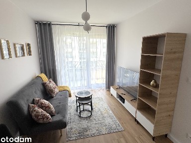 Nowe mieszkanie 34,25m2, 2 pokoje, wyposażone.