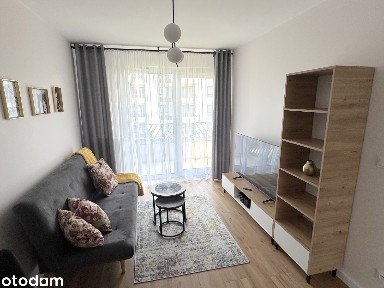 Nowe mieszkanie 34,25m2, 2 pokoje, wyposażone.