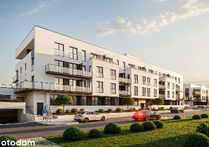 Funkcjonalne 4 pokojowe mieszkanie, duży balkon, nowoczesny budynek