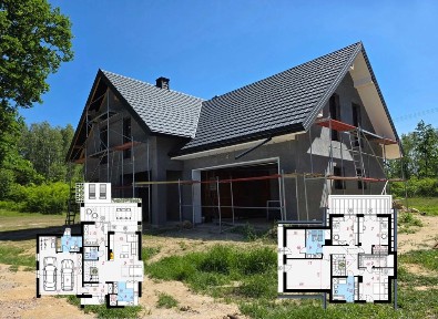 Dom na sprzedaż 220 m2 | Lipowo |Stan deweloperski | Działka 1000 m2