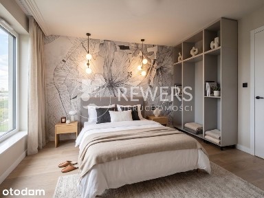 Nowoczesne, świeżo wykończone piętro w domu 50 m²