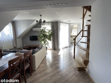 Dwupoziomowe mieszkanie z dużym tarasem, Kraków ul. Bujaka (Kurdwanów)