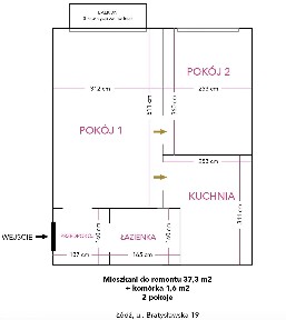 Mieszkanie do generalnego remontu na Karolewie blisko centrum Łodzi