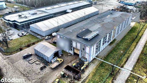 HALA PRODUKCYJNA Z SUWNICAMI I ZAPLECZEM BIUROWYM