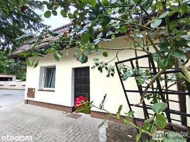Płoty - dom z lokalem użytkowym +2 garaże