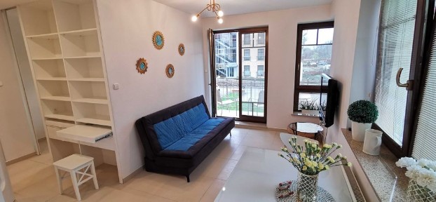 Mieszkanie 2pok, balkon, garaż, winda, 300m plaża, do 31 maja