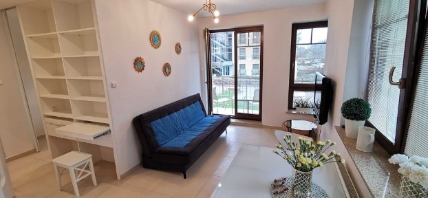 Mieszkanie 2pok, balkon, garaż, winda, 300m plaża, do 31 maja