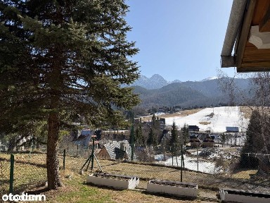 Dom bliźniak (połówka) w Kościelisku Karpielówka z widokiem na Giewont