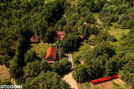 Siedlisko z linią brzegową rzeki na pograniczu Kaszub i Kociewia