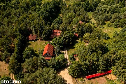 Siedlisko z linią brzegową rzeki na pograniczu Kaszub i Kociewia