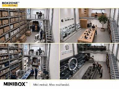 MINI BOX Magazynuj, sprzedawaj i obsługuj klientów w jednym miejscu.