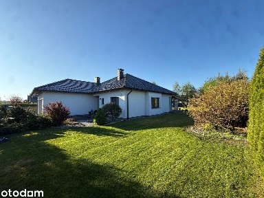 Nowoczesny parterowy dom 140m2 + dwustanowiskowy garaż