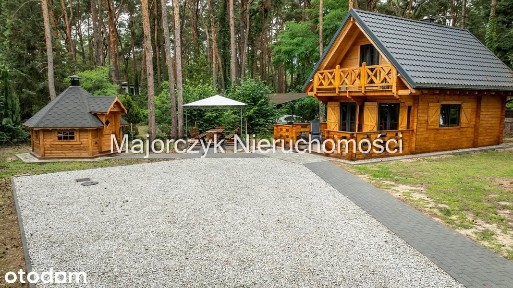 Domek drewniany z bali - Boszkowo, ul. Leśna