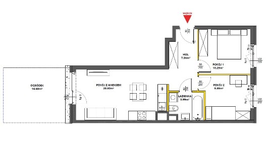 Zielona okolica i miejska wygoda | 3 pokoje - 51 m² | Ogródek - 15 m²!