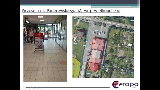 Lokal handlowy na Najem - pow. 35 m2 - Września przy POLOmarket