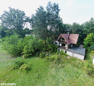 Drewniany dom w otoczeniu lasów. Malownicza okolica- Bądzyń. Bez %