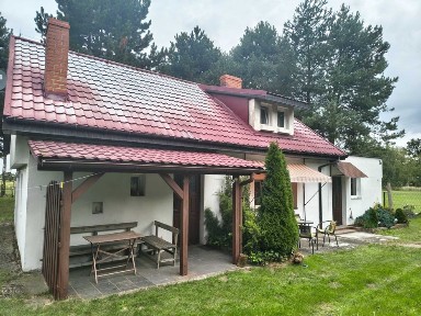 Dwurodzinny dom letniskowy pod lasem