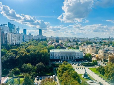 2 pokoje, Centrum Warszawa, Metro, ciche, klimatyzacja, piękny widok, gotowe do zamieszkania. Bezpośrednio.