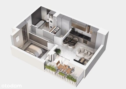 Gotowe! 2pok.42,29m² Balkon 5,77m² Rabat-1000zł/m²